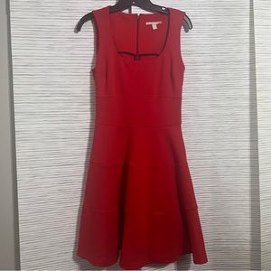 BANANA REPUBLIC RED FLARE DRESS IN PERFECT CONDITION SIZE 4